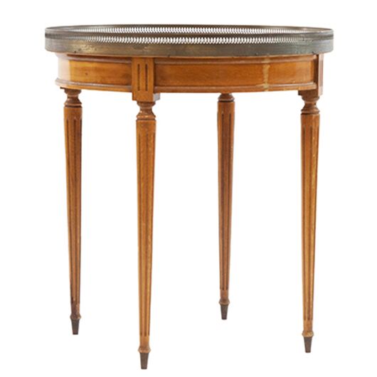 French Marble Top Card Table 24" (1)