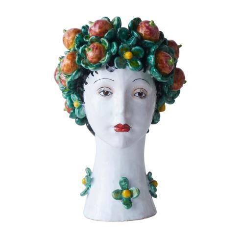 Sicilian Bust Vase - Lemon Sicilian Bust Vase - Lemon