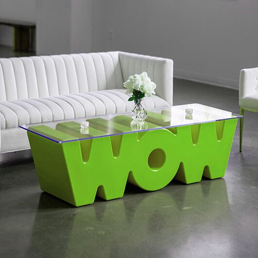 Wow Coffee Table - Lime Green Wow Coffee Table - Lime Green