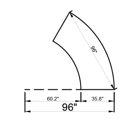 Soft Curve Serpentine Table