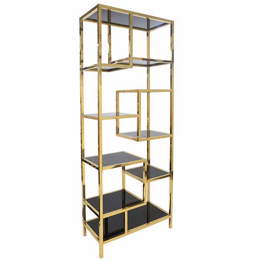 Gold Geo Bar Back Gold Geo Bar Back