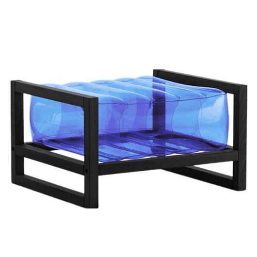 Gallery Ottoman - Blue Gallery Ottoman - Blue
