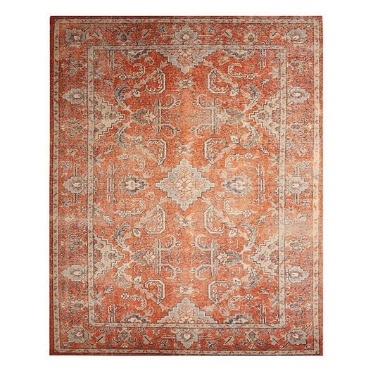 Vintage Rust Rug 8x10 (1) Vintage Rust Rug 8x10 (1)