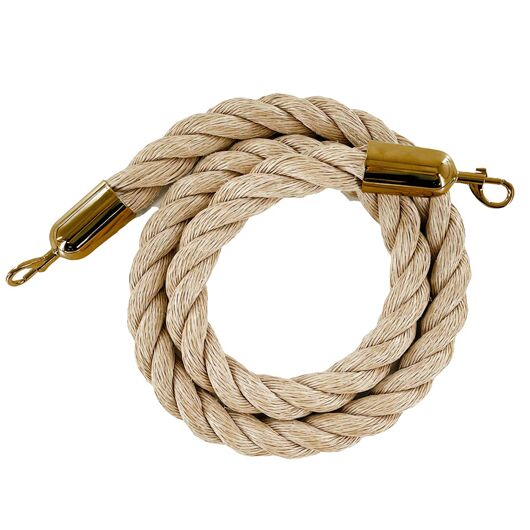 Hemp Rope - Brass - 6ft Hemp Rope - Brass - 6ft