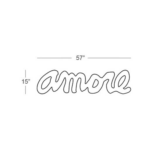 Amore Bench - Red