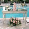 White Verona Lamp 36"h