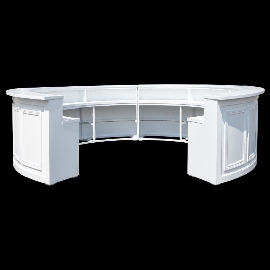 Savoy Bar Curve - White