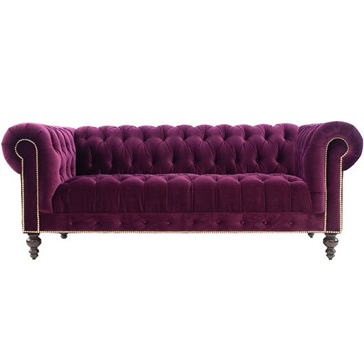 Amethyst Velvet Chesterfield Amethyst Velvet Chesterfield