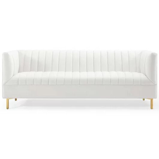 Delano Sofa - White 77"