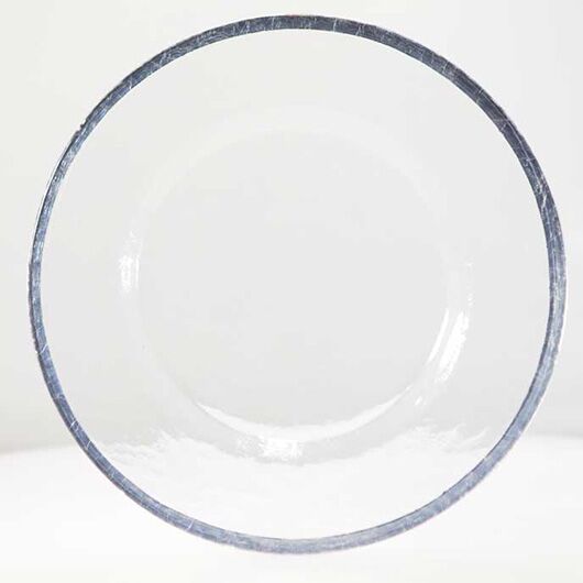 Rippled Silver Charger