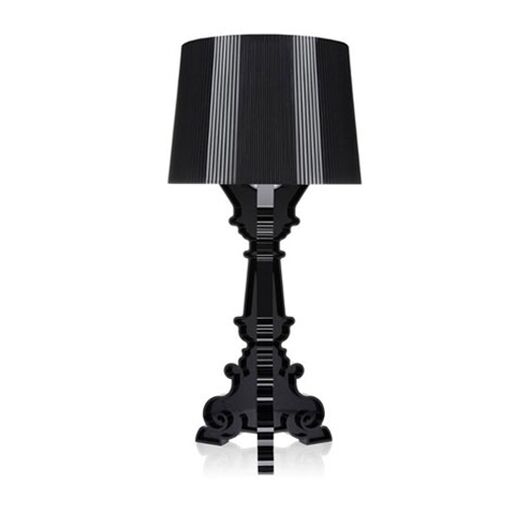 Baroque Table Lamp - Black 31"