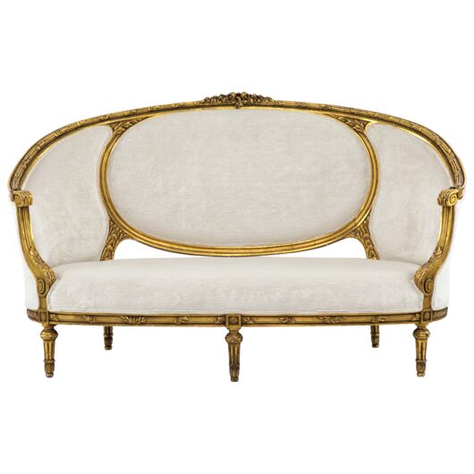 Antique Baroness Sofa 73"