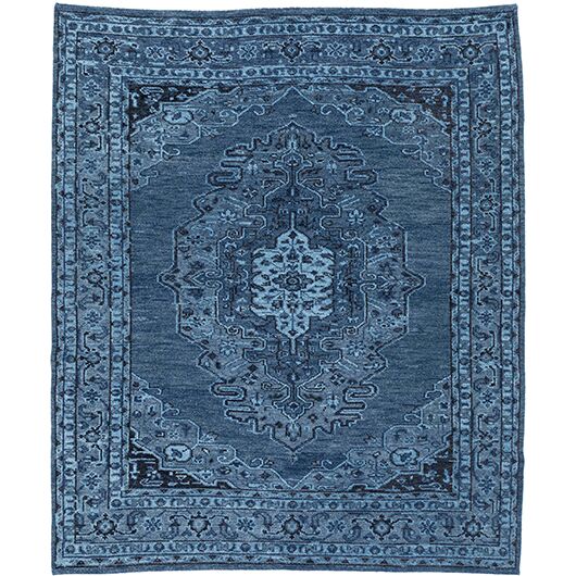 Tabriz Blue Rug - 8x10 (1) Tabriz Blue Rug - 8x10 (1)