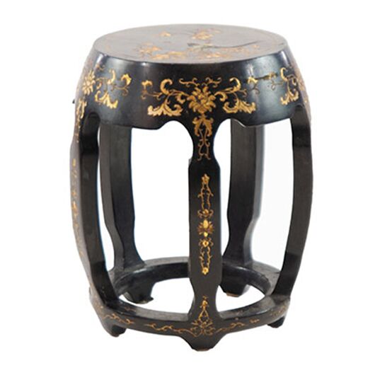 Vintage Lacquered Garden Stool (2)