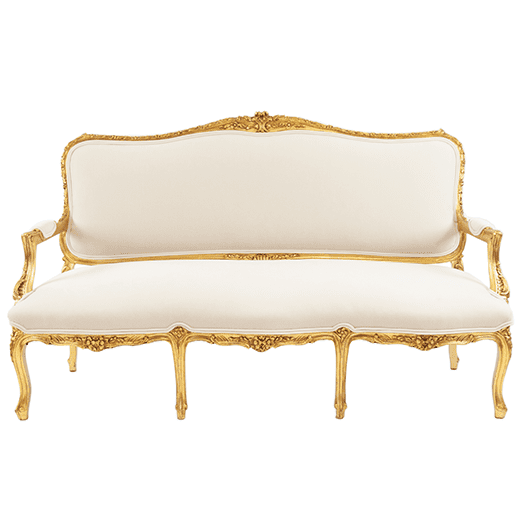 Antique Salon Sofa 72"