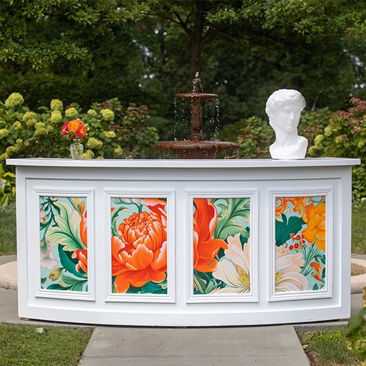 Savoy Bar Curve - White Savoy Bar Curve - White