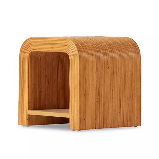 Rattan Waterfall Side Table