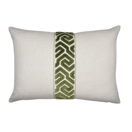 Green Garden Maze Pillow 14" x 20" Green Garden Maze Pillow 14" x 20"