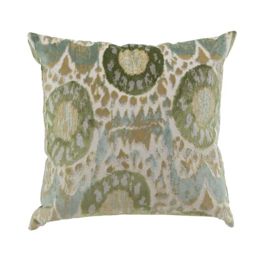 Green Calico Pillow 22"