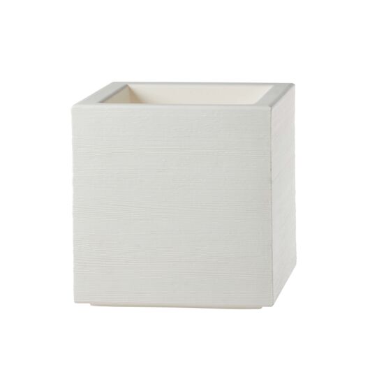 Cube Planter 17" - White