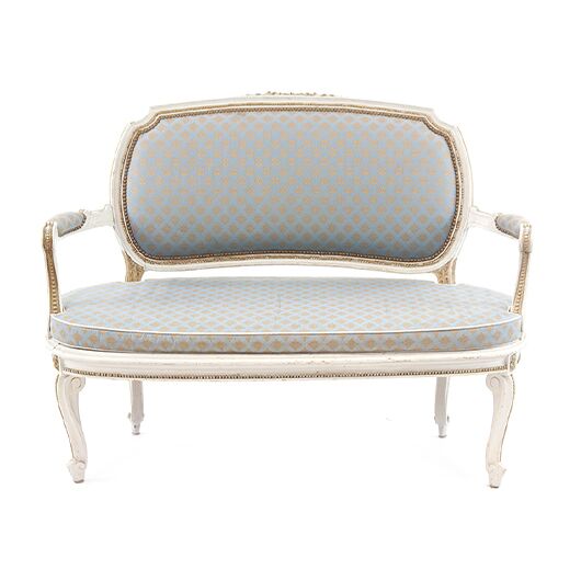Antique Dauphine Settee 49" Antique Dauphine Settee 49"