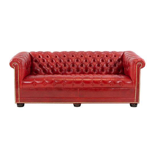 Red Elton Chesterfield Red Elton Chesterfield