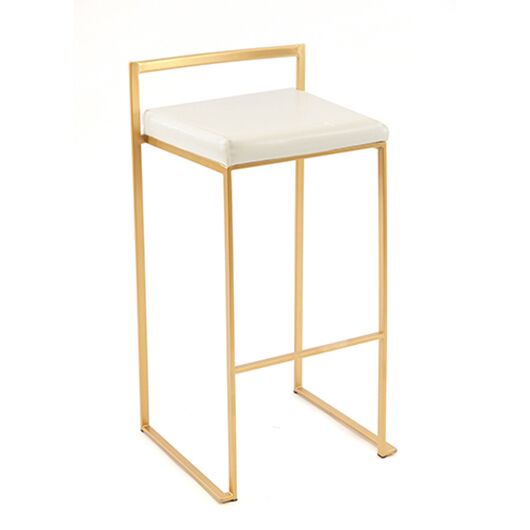 Jasper Bar Stool - White Jasper Bar Stool - White