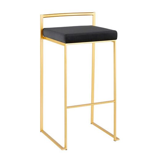 Jasper Bar Stool - Black Jasper Bar Stool - Black
