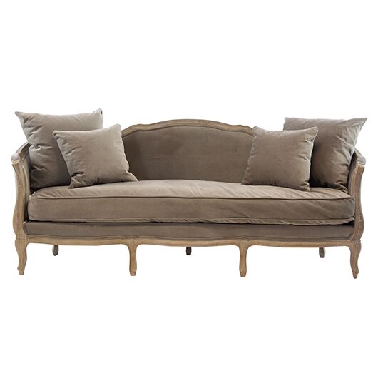 Violette Sofa - Rich Taupe Velvet (3) Violette Sofa - Rich Taupe Velvet (3)