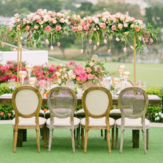 Gold Table Trellis Gold Table Trellis