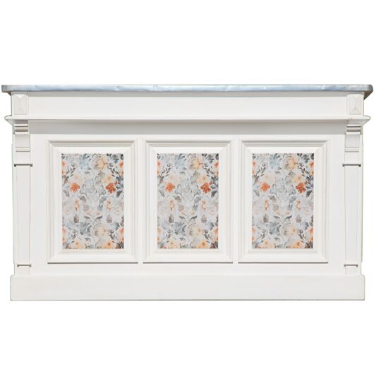 Branded Antique White Bistro Bar Branded Antique White Bistro Bar