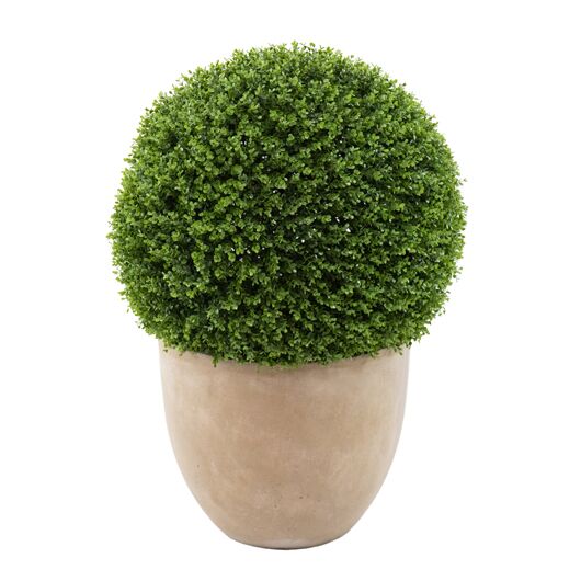 28" Topiary Ball - Natural Stone Planter
