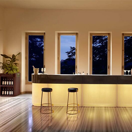 Martini Bar 47" Section - Espresso