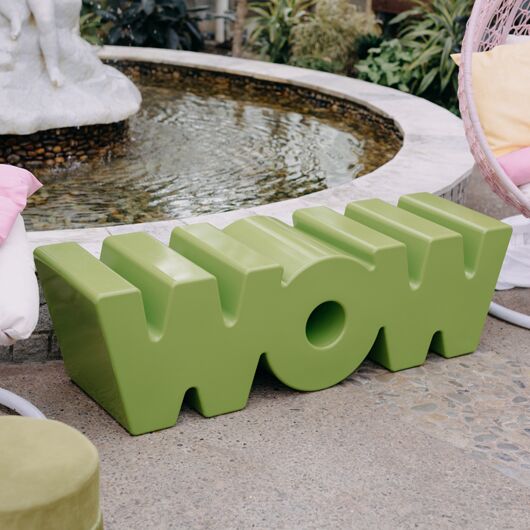 Wow Bench - Lime Green