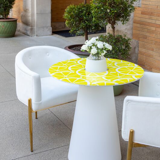 Martini Cocktail Table - Branded Top Martini Cocktail Table - Branded Top