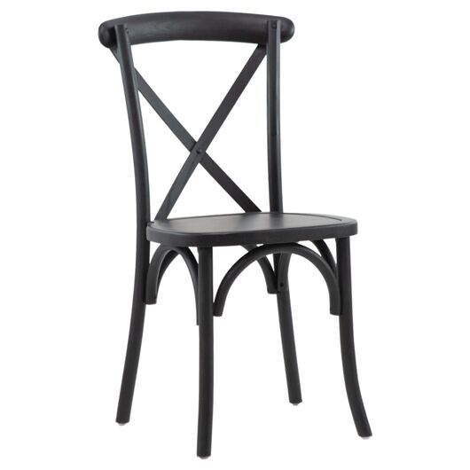 Black Cross Back Chair