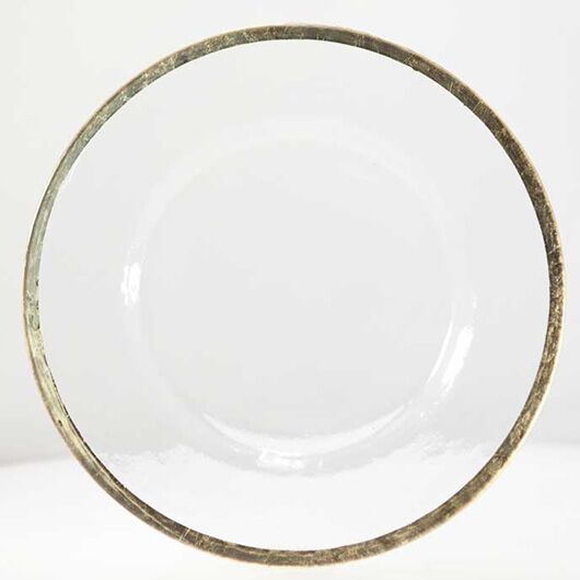 Rippled Gold Charger