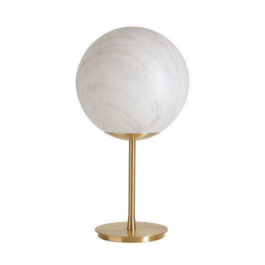 Marble Orb Lamp - 21.75"