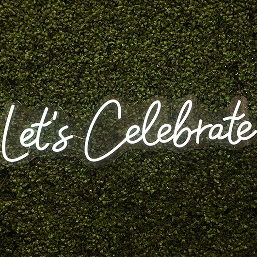 Let's Celebrate Neon Sign 32x9 Let's Celebrate Neon Sign 32x9