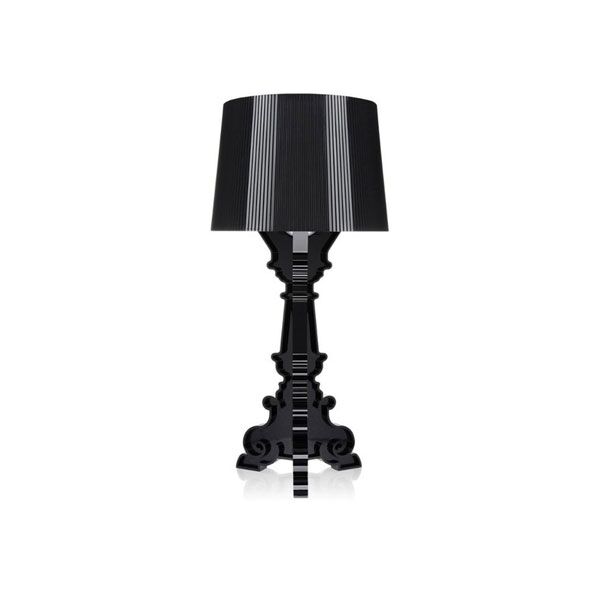 Baroque Table Lamp - Black 31"