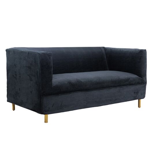 Oliver Loveseat - Black 60"