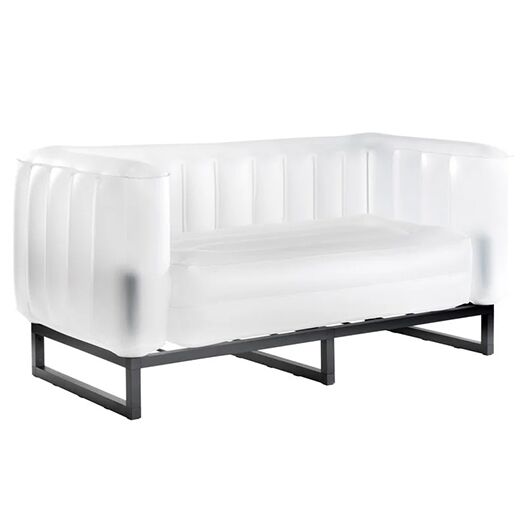 Gallery Loveseat - Frosted White - LED